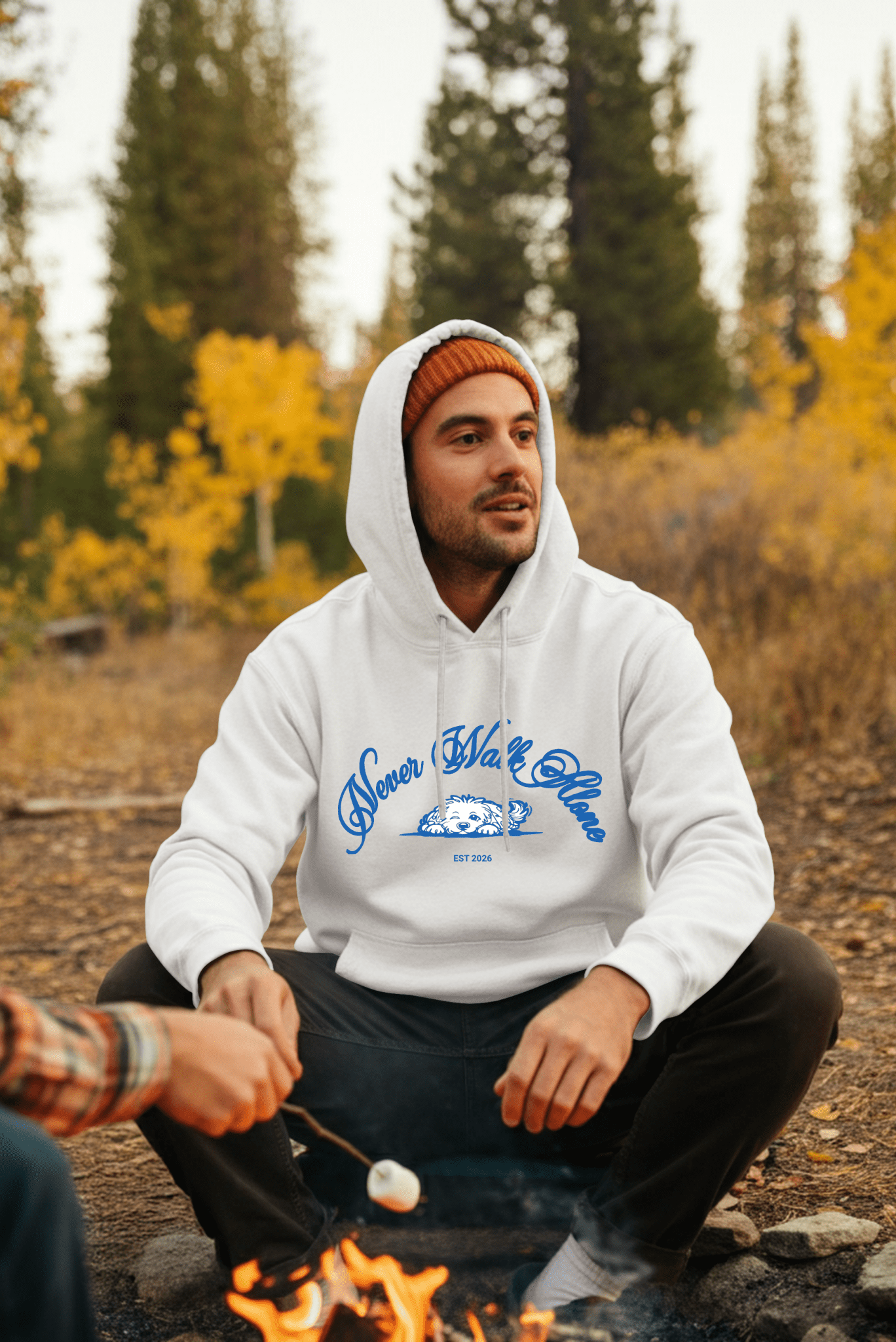 Never Walk Alone hoodie stijl – Just Groom Me