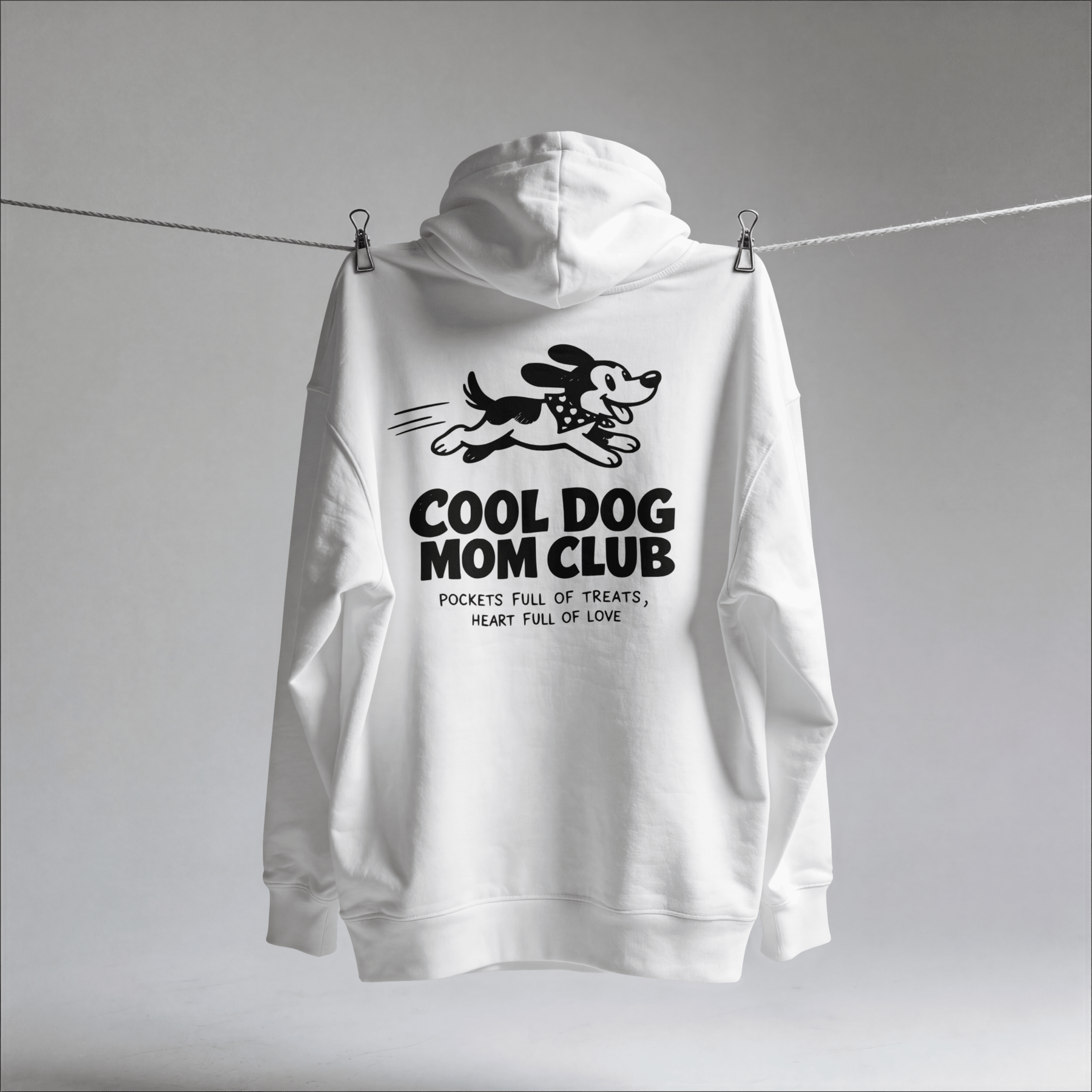 Mom Club hoodie voor hondenmoeders – Just Groom Me