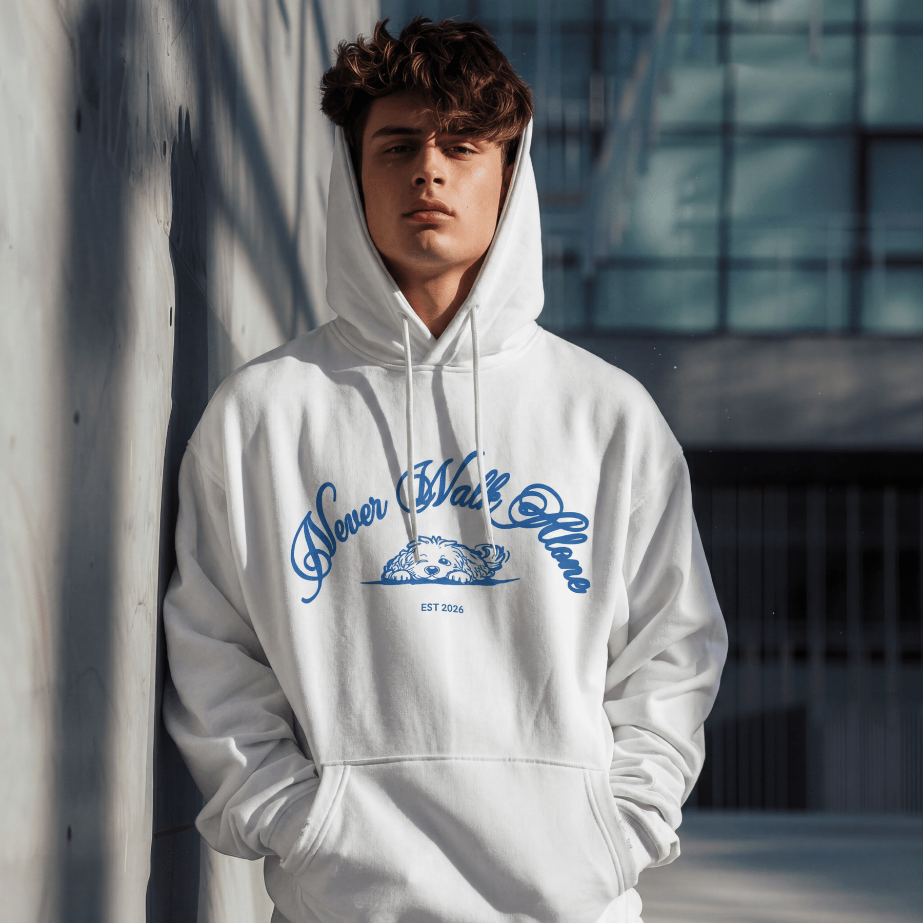 Never Walk Alone hoodie lifestyle – Just Groom Me