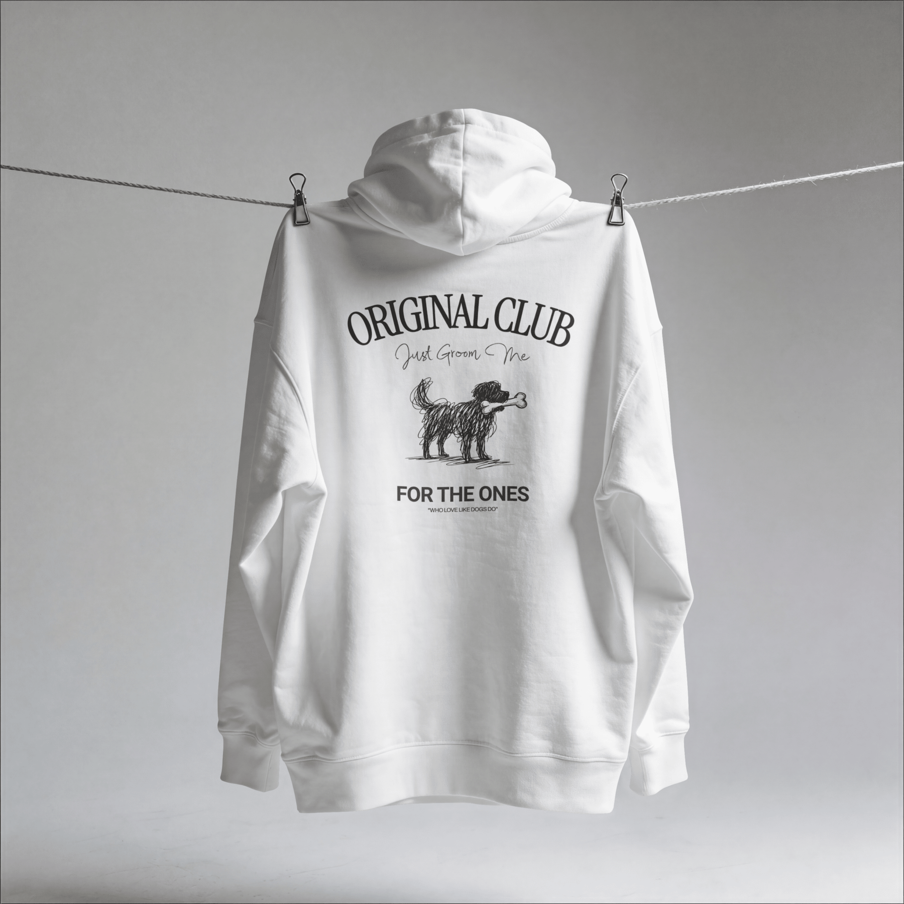 Original Club hoodie voor hondenmensen – Just Groom Me