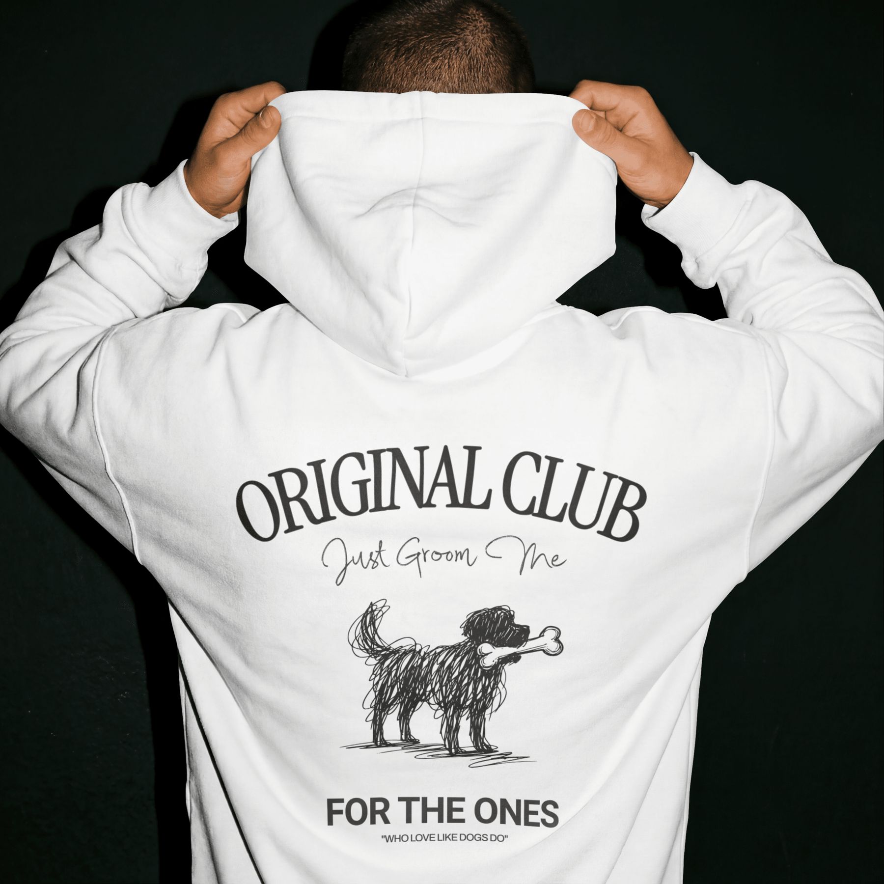 Original Club hoodie lifestyle – Just Groom Me