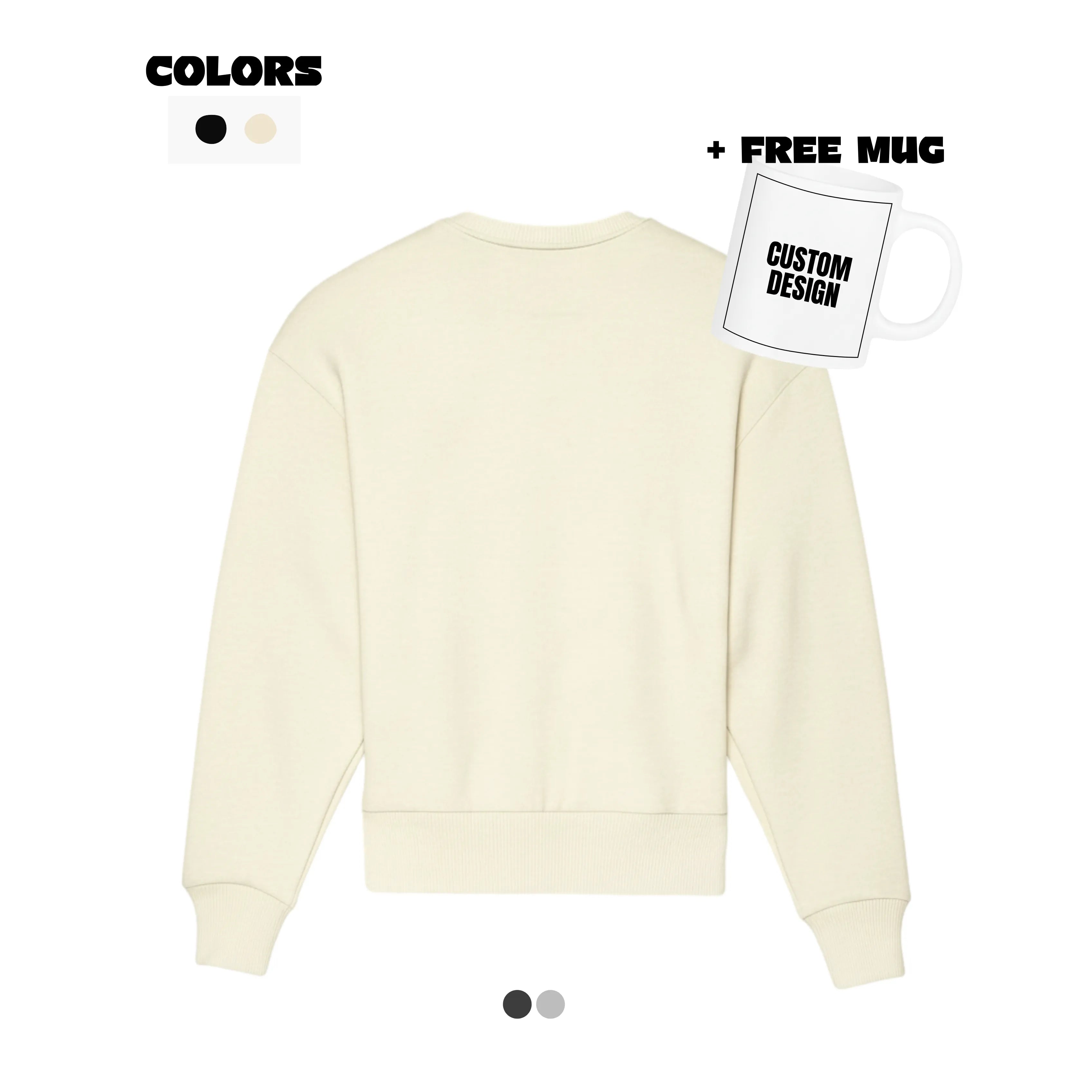 Premium sweatshirt met hondenportret – Print My Pet Just Groom Me