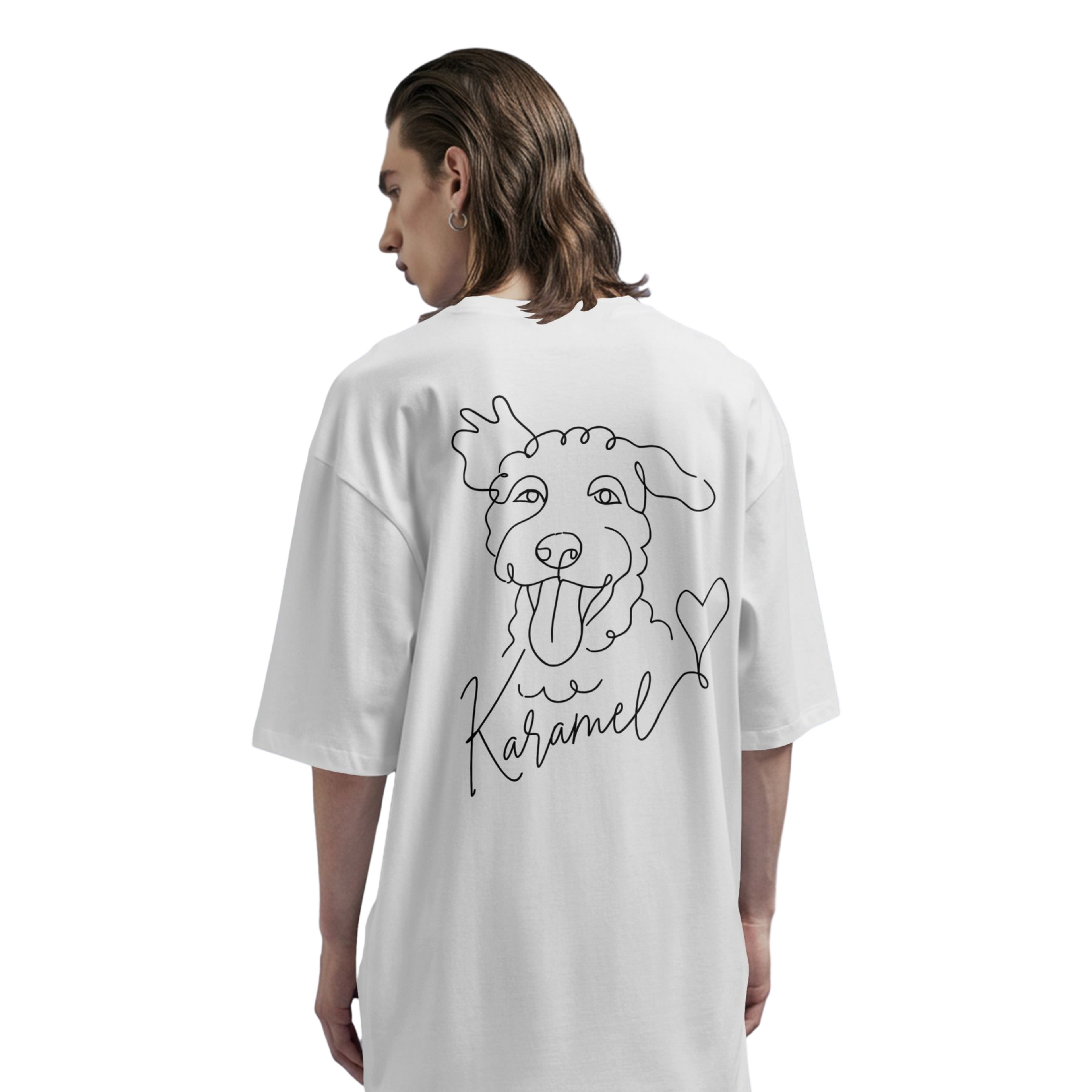 Custom dog portrait T-shirt – Print My Pet