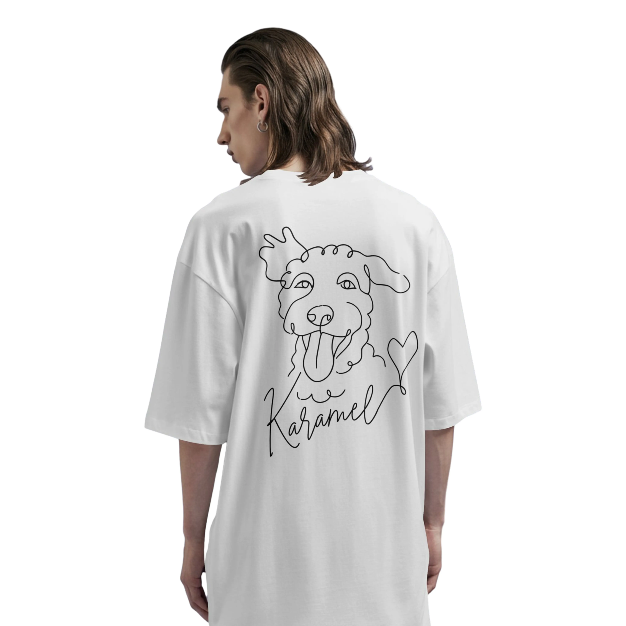Custom dog portrait T-shirt – Print My Pet